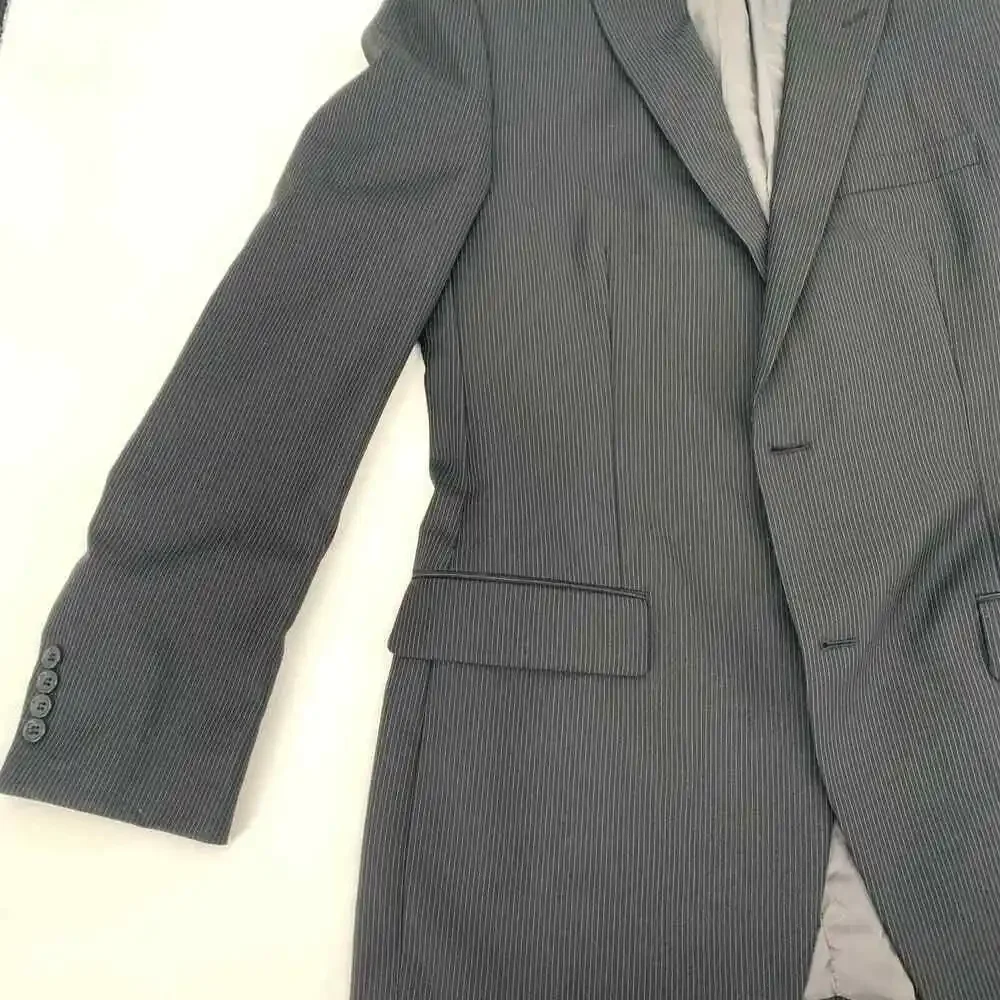 Michael Kors Men’s 42L (Large) Pinstripe Wool Sports Coat/Blazer Lined